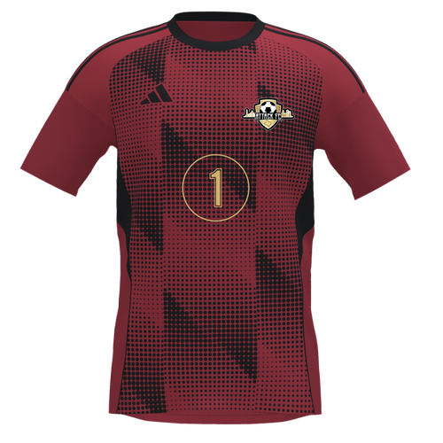Attack FC adidas Custom Tiro 25 Competition Jersey - Red