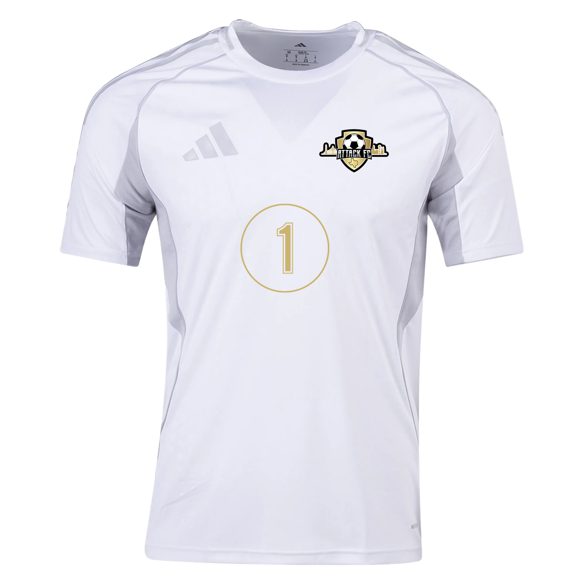 Attack FC adidas Tiro 25 Competition Jersey - White